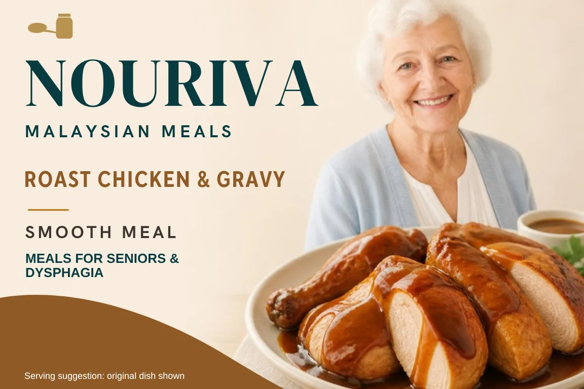 Nouriva Roast Chicken & Gravy label